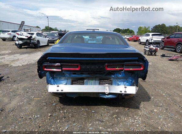 2C3CDZJG6NH105781 2022 DODGE CHALLENGER Blue Вид спереду