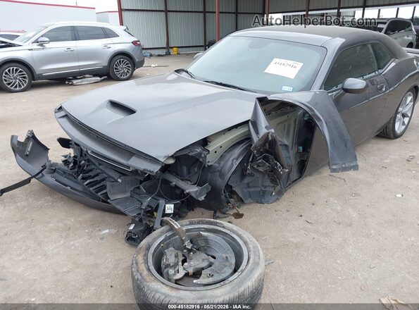 2C3CDZJG6NH230019 2022 DODGE CHALLENGER Gray Front view
