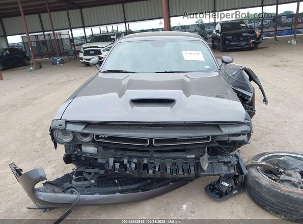 2C3CDZJG6NH230019 2022 DODGE CHALLENGER Gray Rear interior view