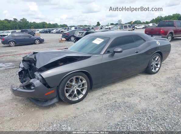 2C3CDZJG7NH164211 2022 DODGE CHALLENGER Gray Vista tres cuartos delantera izquierda