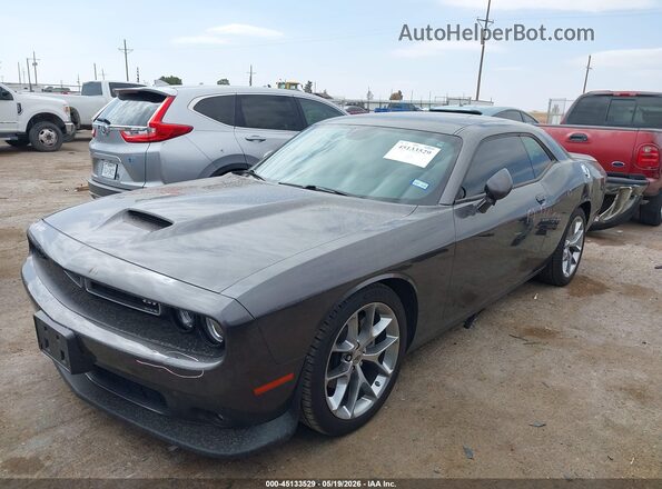 2C3CDZJG8NH128026 2022 DODGE CHALLENGER Gray Vista tres cuartos delantera izquierda