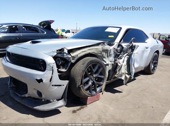 2C3CDZJG9LH149013 2020 DODGE CHALLENGER Серебряный Передняя левая четверть