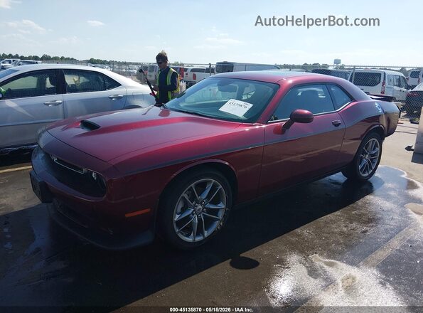 2C3CDZKG5MH634930 2021 DODGE CHALLENGER Red Передня ліва чверть