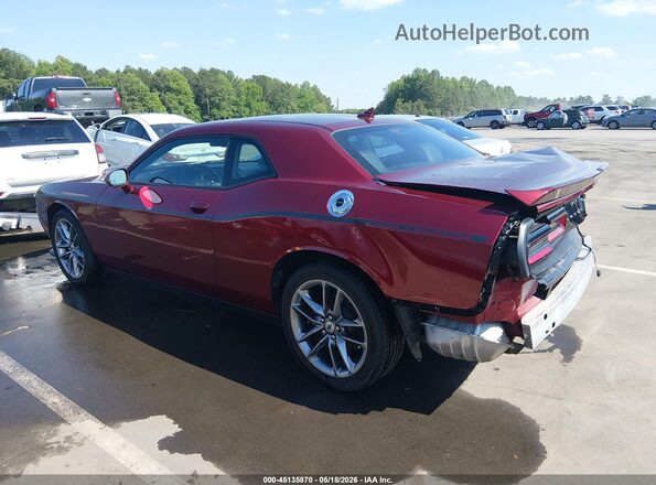 2C3CDZKG5MH634930 2021 DODGE CHALLENGER Red Задня ліва чверть