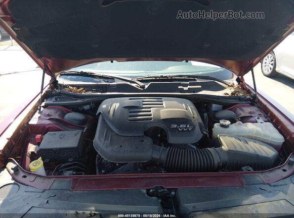 2C3CDZKG5MH634930 2021 DODGE CHALLENGER Red Вид ззаду
