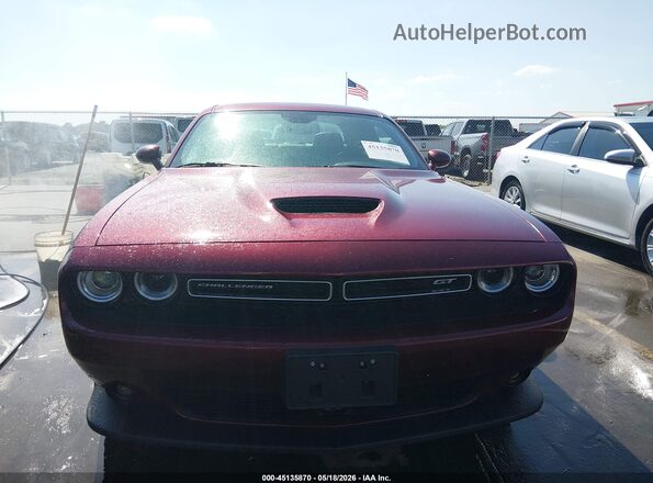 2C3CDZKG5MH634930 2021 DODGE CHALLENGER Red Вид задньої частини салону