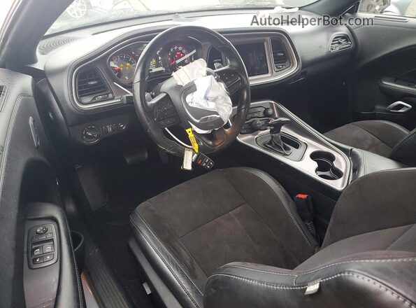 2C3CDZKG5NH231080 2022 DODGE CHALLENGER Gray Dashboard view