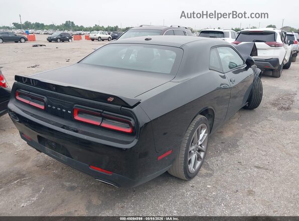 2C3CDZKG6PH563421 2023 DODGE CHALLENGER Black Задня права чверть