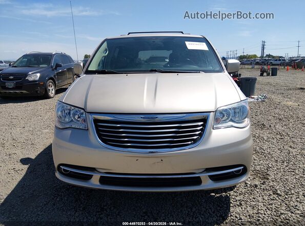 2C4RC1BG0GR295244 2016 CHRYSLER TOWN & COUNTRY Золотой Вид щитка приборов