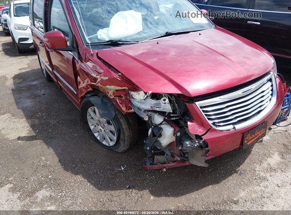 2C4RC1BG1GR229902 2016 CHRYSLER TOWN & COUNTRY Maroon Front view