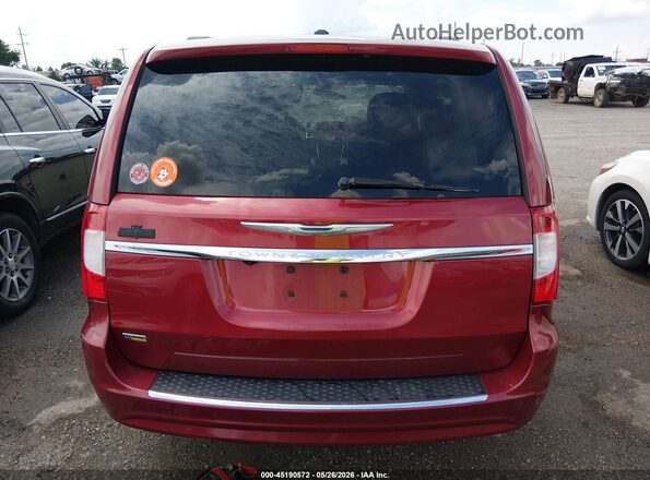 2C4RC1BG1GR229902 2016 CHRYSLER TOWN & COUNTRY Maroon 
