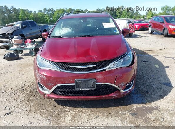 2C4RC1BG1JR130293 2018 CHRYSLER PACIFICA Бордовый Вид щитка приборов