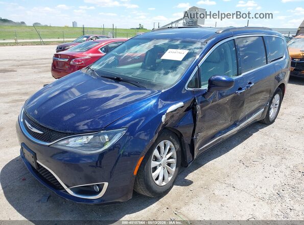 2C4RC1BG2HR538330 2017 CHRYSLER PACIFICA Dark Blue Առջևի ձախ երեք քառորդ տեսարան