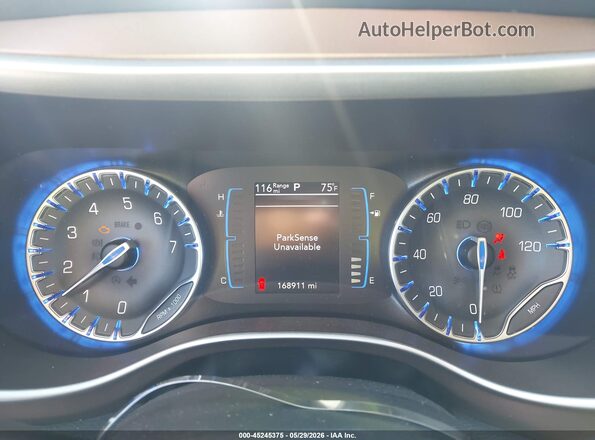 2C4RC1BG2HR816384 2017 CHRYSLER PACIFICA Gray Widok tylnych siedzeń