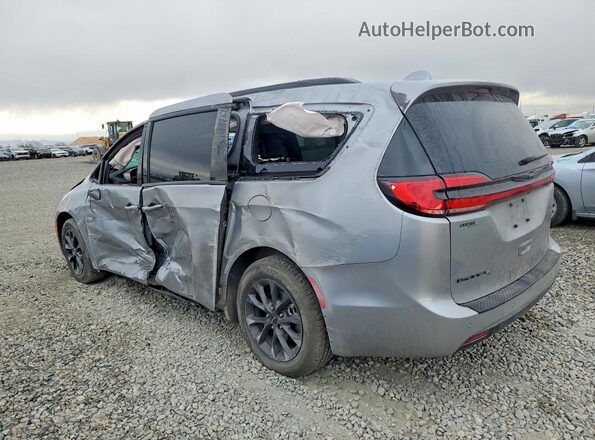 2C4RC1BG2MR593810 2021 CHRYSLER PACIFICA Gray Trasero izquierdo
