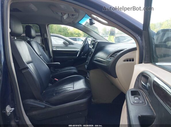 2C4RC1BG3GR238309 2016 CHRYSLER TOWN & COUNTRY Blue Widok wnętrza z przodu