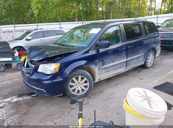 2C4RC1BG3GR238309 2016 CHRYSLER TOWN & COUNTRY Blue Przód lewy