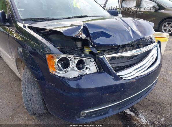 2C4RC1BG3GR238309 2016 CHRYSLER TOWN & COUNTRY Blue Widok z przodu