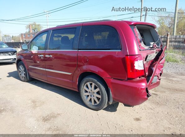 2C4RC1BG3GR269852 2016 CHRYSLER TOWN & COUNTRY Red Tył lewy