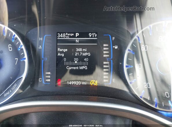 2C4RC1BG4JR219050 2018 CHRYSLER PACIFICA Brown უკანა სავარძლების ხედი