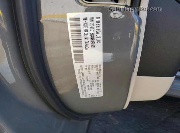 2C4RC1BG4NR190851 2022 CHRYSLER PACIFICA Gray Вид наклейки з VIN-кодом