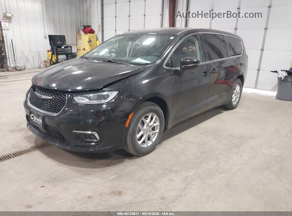2C4RC1BG4PR596793 2023 CHRYSLER PACIFICA Black Առջևի ձախ երեք քառորդ տեսարան