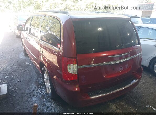 2C4RC1BG5GR189646 2016 CHRYSLER TOWN & COUNTRY Red Հետևի ձախ