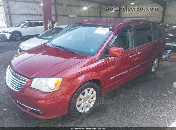 2C4RC1BG5GR189646 2016 CHRYSLER TOWN & COUNTRY Red Առջևի ձախ երեք քառորդ տեսարան