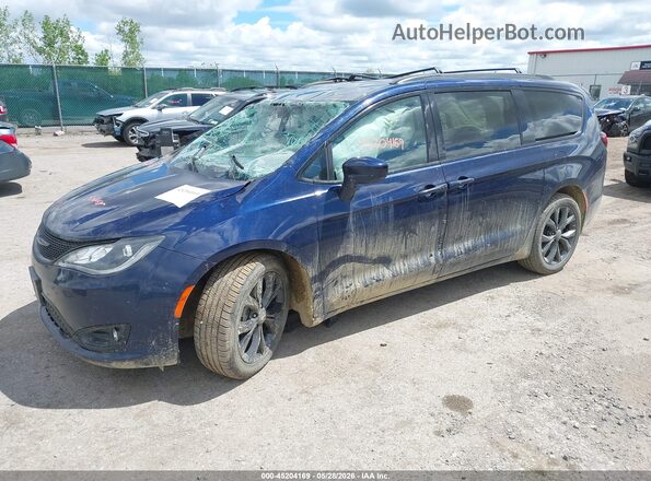 2C4RC1BG5LR239567 2020 CHRYSLER PACIFICA Синий Передняя левая четверть