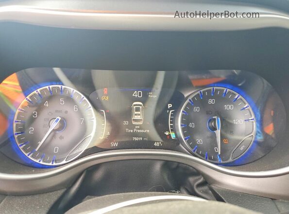 2C4RC1BG5MR588908 2021 CHRYSLER PACIFICA Black Instrument cluster view