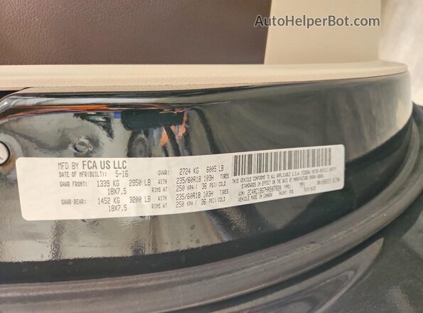 2C4RC1BG7HR507820 2017 CHRYSLER PACIFICA Black 