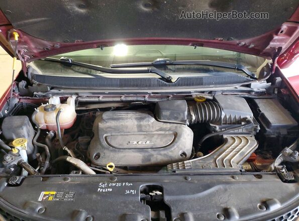 2C4RC1BG8HR820357 2017 CHRYSLER PACIFICA Maroon 
