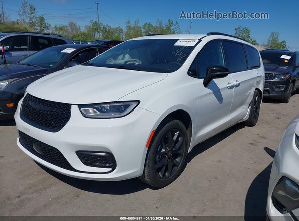 2C4RC1BG8RR190020 2024 CHRYSLER PACIFICA White წინა მარცხენა ხედი სამი მეოთხედიდან