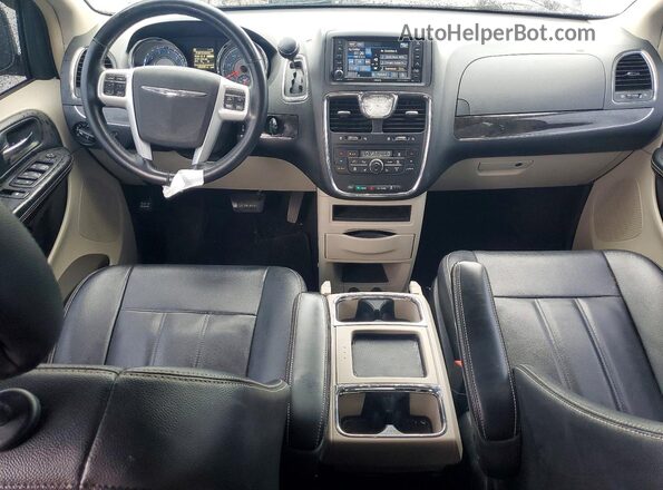 2C4RC1BG9GR142491 2016 CHRYSLER TOWN Угольный Вид панели приборов