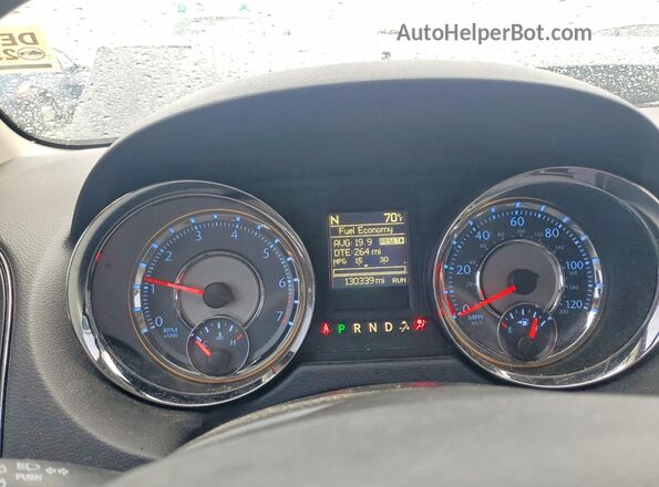 2C4RC1BG9GR142491 2016 CHRYSLER TOWN Угольный Вид щитка приборов