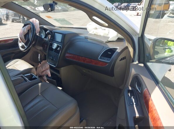 2C4RC1BG9GR158755 2016 CHRYSLER TOWN & COUNTRY White წინა სალონის ხედი