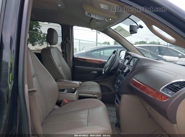 2C4RC1BG9GR237990 2016 CHRYSLER TOWN & COUNTRY Black Vista interior delantera