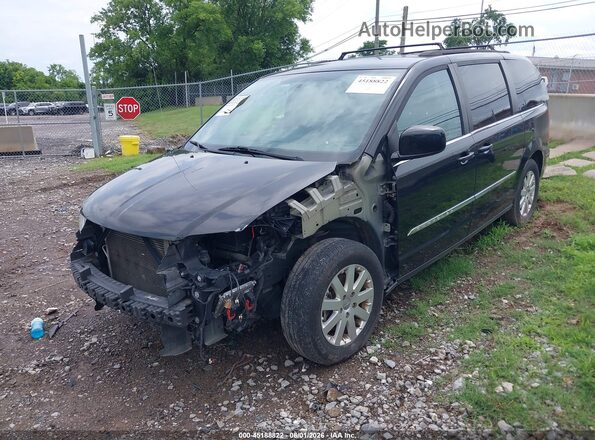 2C4RC1BG9GR237990 2016 CHRYSLER TOWN & COUNTRY Black Vista tres cuartos delantera izquierda