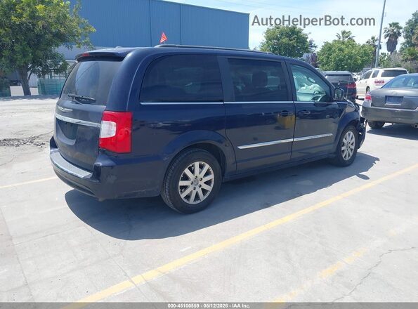 2C4RC1BGXGR228554 2016 CHRYSLER TOWN & COUNTRY Blue Trasero derecho
