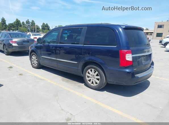 2C4RC1BGXGR228554 2016 CHRYSLER TOWN & COUNTRY Blue Trasero izquierdo