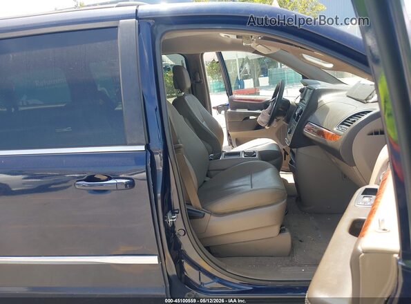 2C4RC1BGXGR228554 2016 CHRYSLER TOWN & COUNTRY Blue Vista interior delantera