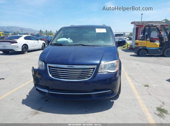 2C4RC1BGXGR228554 2016 CHRYSLER TOWN & COUNTRY Blue Vista del cuadro de instrumentos