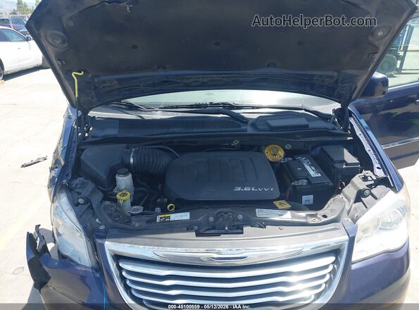 2C4RC1BGXGR228554 2016 CHRYSLER TOWN & COUNTRY Blue Vista trasera