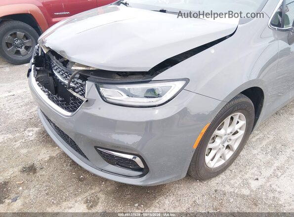 2C4RC1BGXMR593747 2021 CHRYSLER PACIFICA Gray Widok z przodu