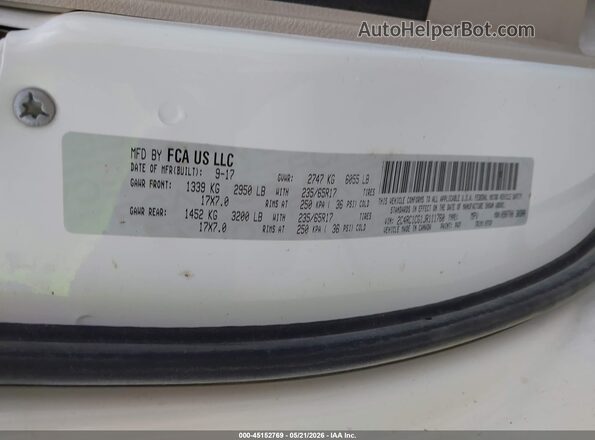 2C4RC1CG1JR111760 2018 CHRYSLER PACIFICA White Engine compartment view