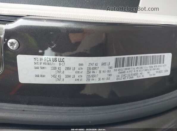 2C4RC1CG2JR106583 2018 CHRYSLER PACIFICA Gray 