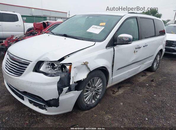 2C4RC1CG4GR132840 2016 CHRYSLER TOWN & COUNTRY Белый Передняя левая четверть