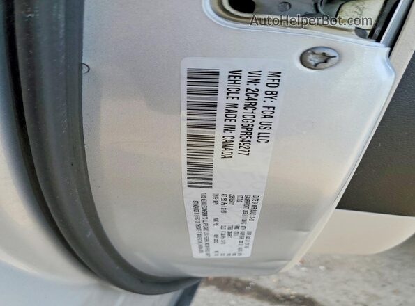 2C4RC1CG6PR549277 2023 CHRYSLER VOYAGER Серебряный Вид наклейки с VIN-кодом