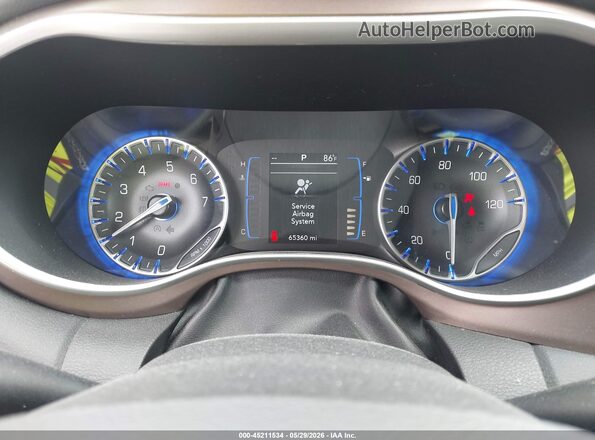 2C4RC1CG7PR606702 2023 CHRYSLER VOYAGER White უკანა სავარძლების ხედი