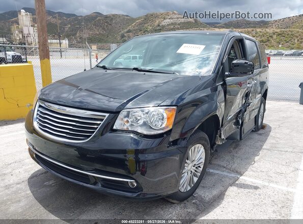 2C4RC1CG8GR233282 2016 CHRYSLER TOWN & COUNTRY Black Front left